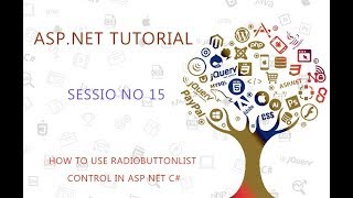 ASP  NET USING C#  15 HOW TO USE RADIOBUTTONLIST CONTROL IN ASP NET C#