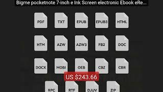 Bigme pocketnote 7-inch e Ink Screen electronic Ebook eReader ... — Hot Deal 2026 | Limited Offer!