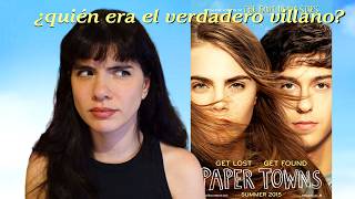 la película PAPER TOWNS es CONFUSA