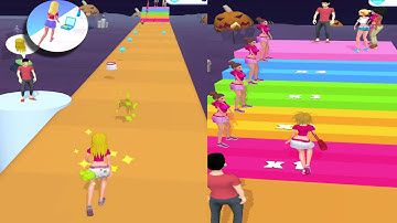 Makeover Run All Levels Gameplay Walkthrough Android,IOS New Update Levels  1-2