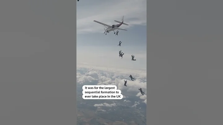 Watch these skydivers break a British record - DayDayNews