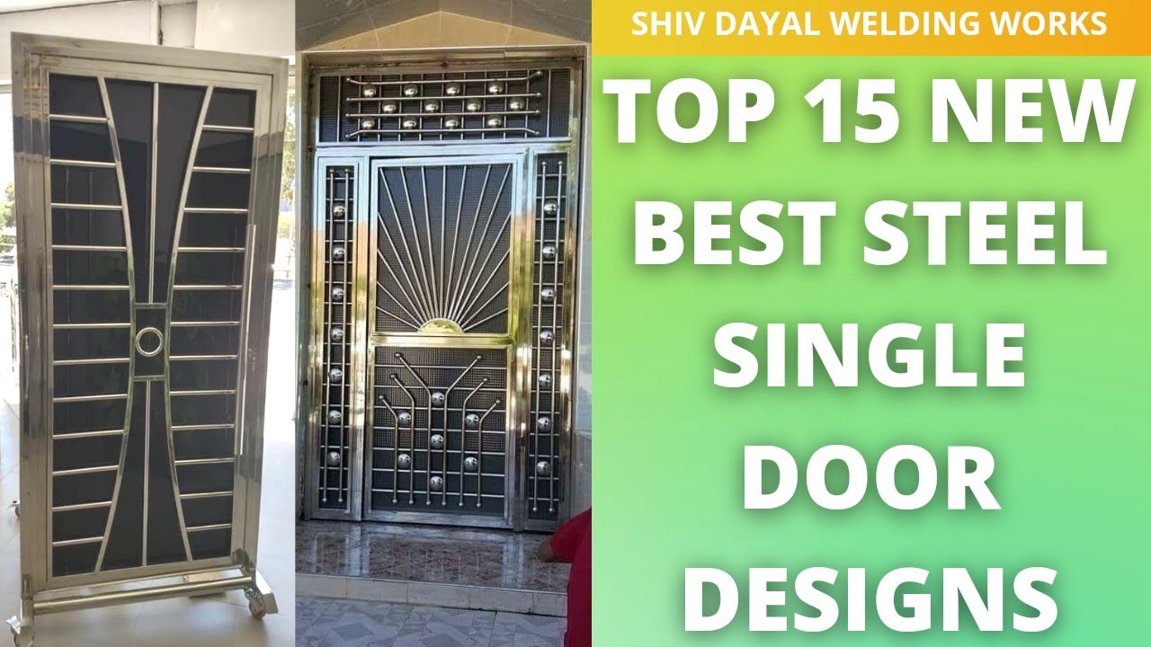 Single Door Designs Ss Steel Gate