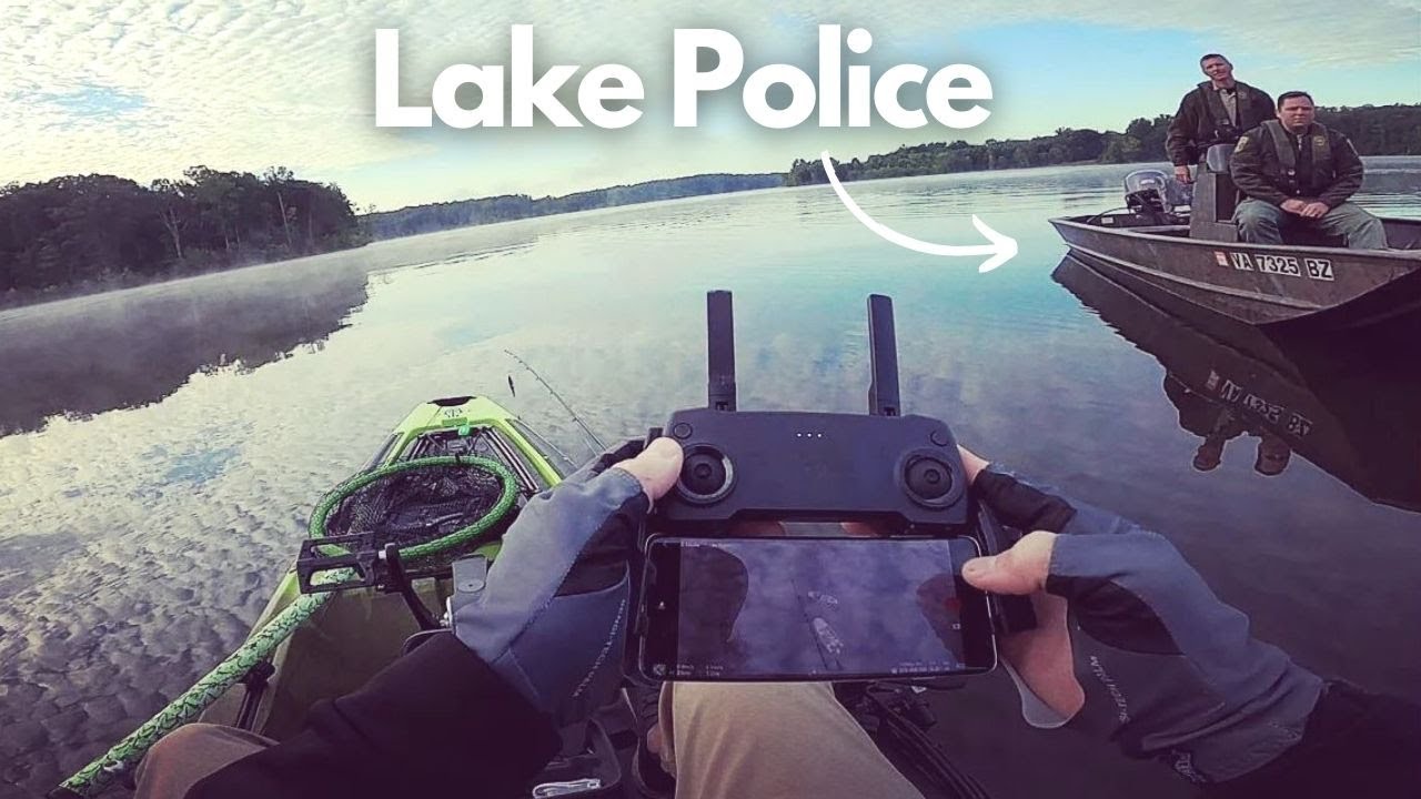 Stopped by GAME WARDEN While Flying DRONE from my Kayak