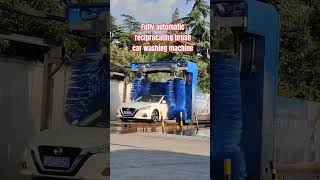 Fully automatic reciprocating brush car washing machine #carwash #carwashing #buswashing