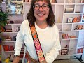 Colorful Adjustable strap - great way to liven up bags! AUMAITON Adjustable Embroidery Flower Purse
