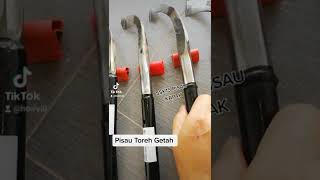 Rubber tapping knife