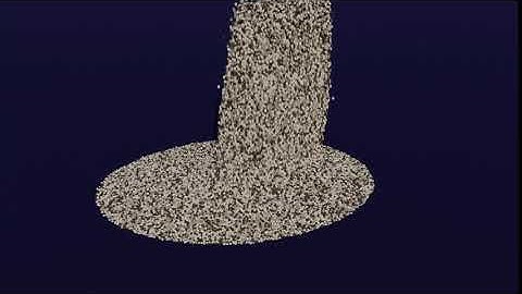 Blender Sand Simulation 2