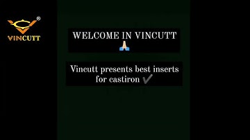 vincutt presents ✔️💯 best inserts for casting grade #cncmachine #cnc #vmc #vmcmachine