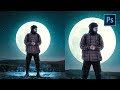 [ Photoshop Manipulation ] A Man and Big Moon - PHOTO EDITING TUTORIAL