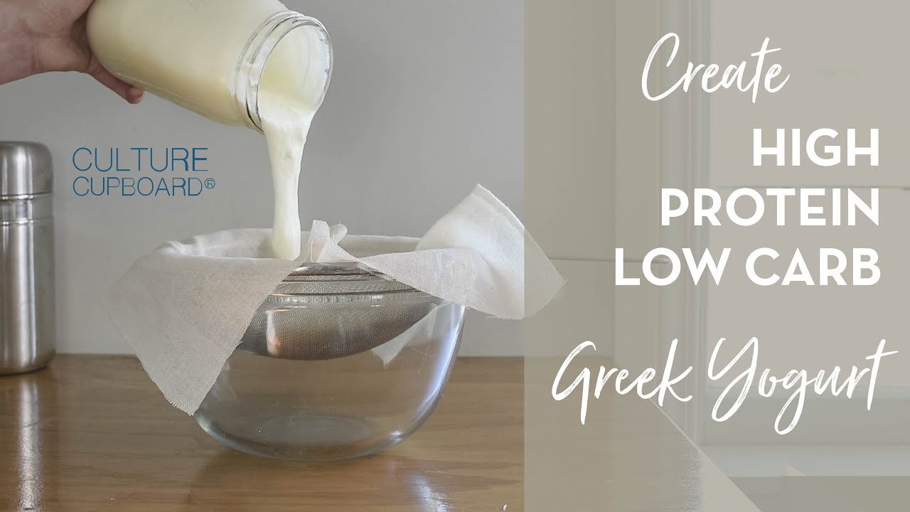 How to Make Low Carb High Protein Yogurt YouTube