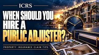 When Should You Hire a Public Adjuster | Property Insurance Claims