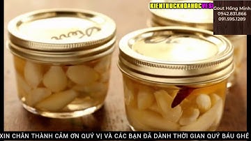 CỨ ĐEM TỎI NGÂM VỚI MẬT ONG 10 LOẠI BỆNH SAU TỰ KHẮC SẼ KHỎI CHƯA CẦN THUỐC