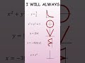 Say "I love you" with math