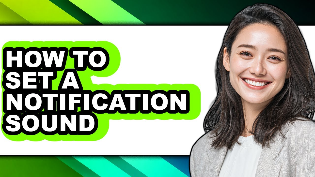 How to Set a Notification Sound (easy Method) - YouTube