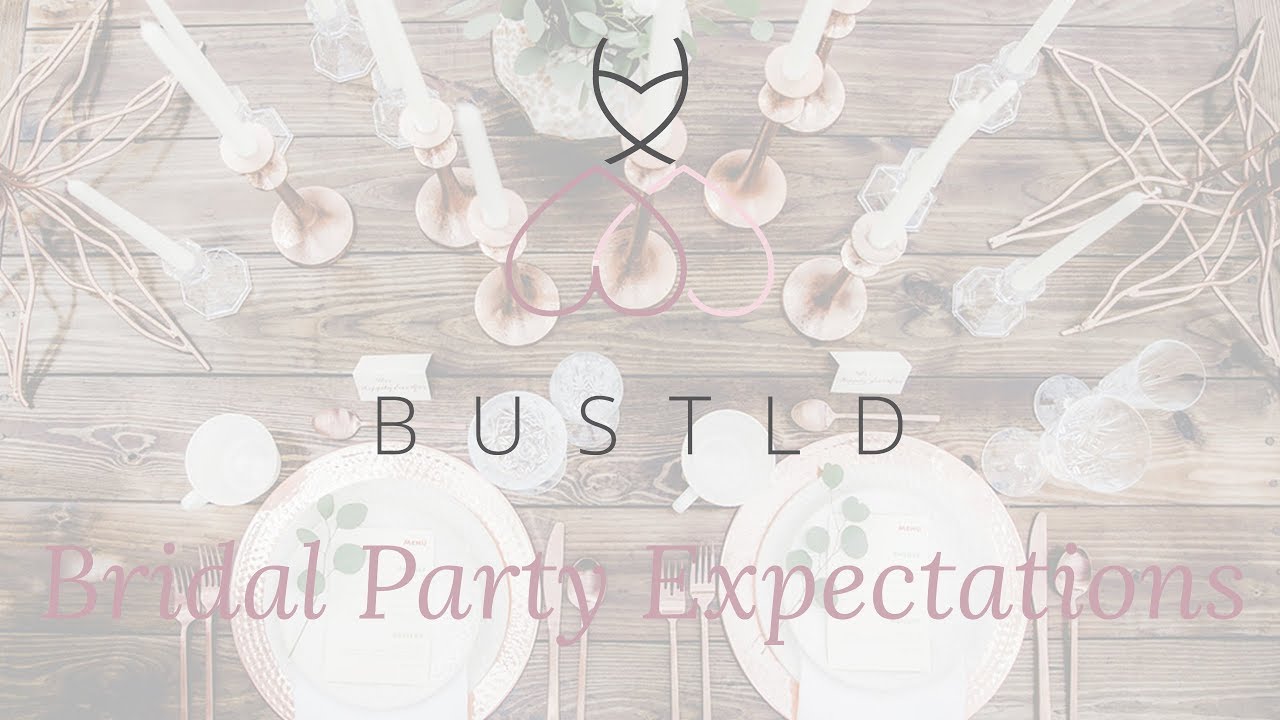 Set Expectations with Your Bridal Party YouTube