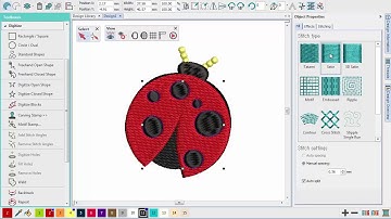Hatch Embroidery 2 - Beginning digitizing demo