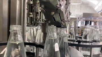 NEW INSTALLATION! GLASS BOTTLES, rinsing filling capping for carbonated water and soft drinks