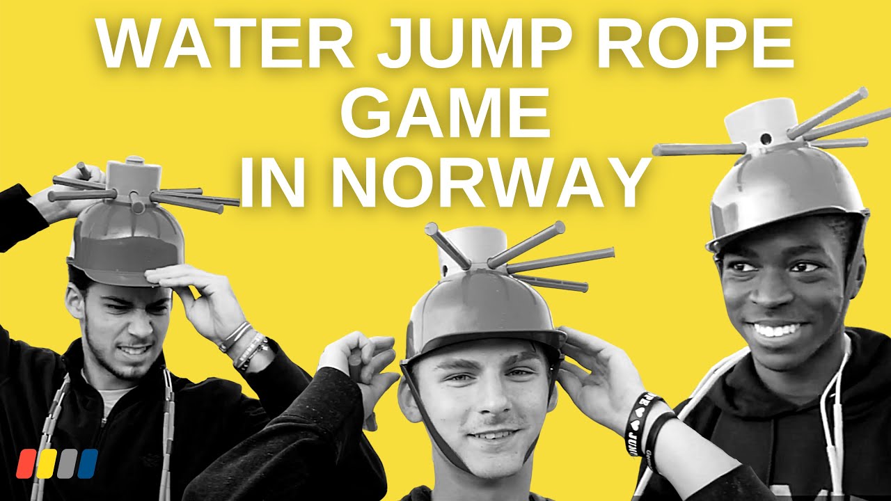 WATER WARFARE GAME IN NORWAY with incredible JUMP ROPE athletes/ВОДНАЯ ИГРА В НОРВЕГИИ cо скипперами