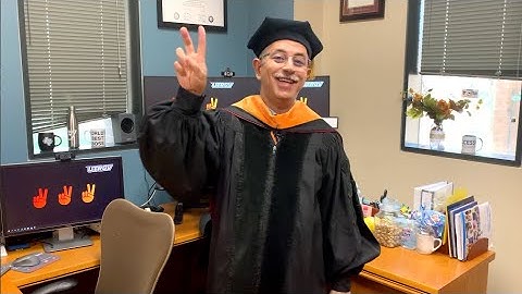 Our #cooldean, Dr. Ala Qubbaj is ready for graduation! We
