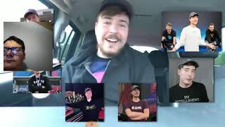 feeding  a city in need Mr beast reaction