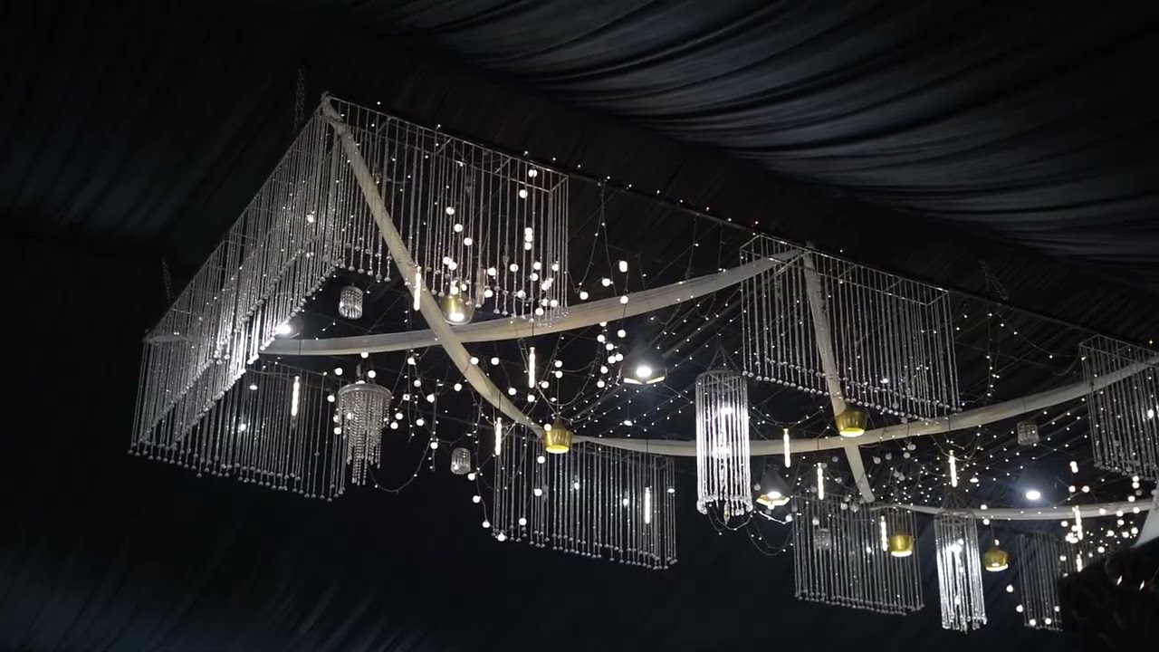 Wedding cinematic decor video idea