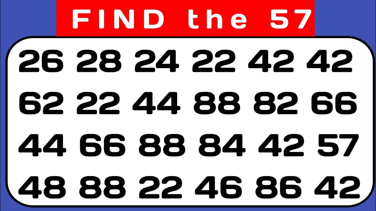 FIND THE ODD ONE OUT | NUMBER AND LETTER EDITION | SPOT THE DIFFERENCE ...