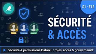 Sécurité &amp; permissions Dataiku : rôles, accès &amp; gouvernance | Formation Dataiku · S1· (12/14)