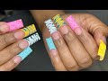 French Tip Graphic Nails | NAIL TUTORIAL | Watch me work