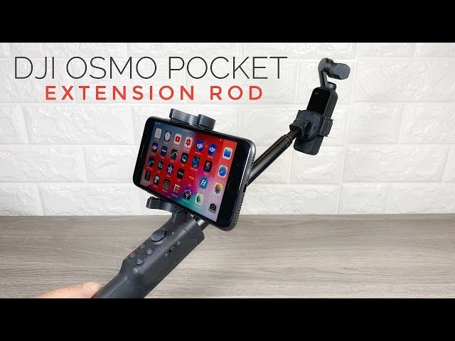 dæmning klassekammerat konkurrerende DJI Osmo Pocket Extension Rod - YouTube