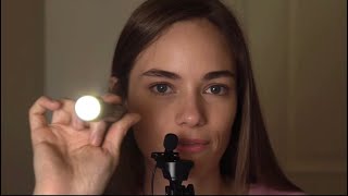 ASMR Follow my instructions ( light triggers, mic scratching + some Russian speaking )