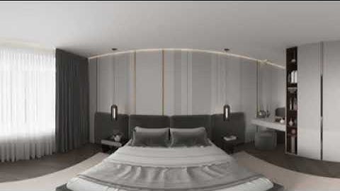 Modern Bedroom Design | 3D Visualization in 3ds Max