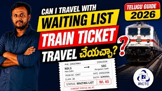 Can I Travel with Waiting List Train Ticket Telugu 2026 | WL Ticket Full Details screenshot 3