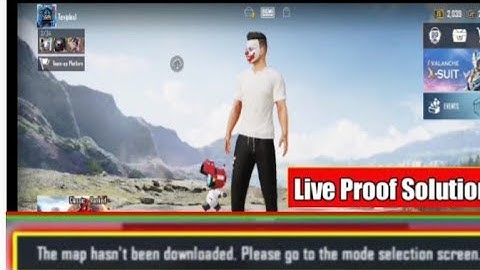 The map Has,t Been Downloaded, please go To The mode Selection screen Spiderman