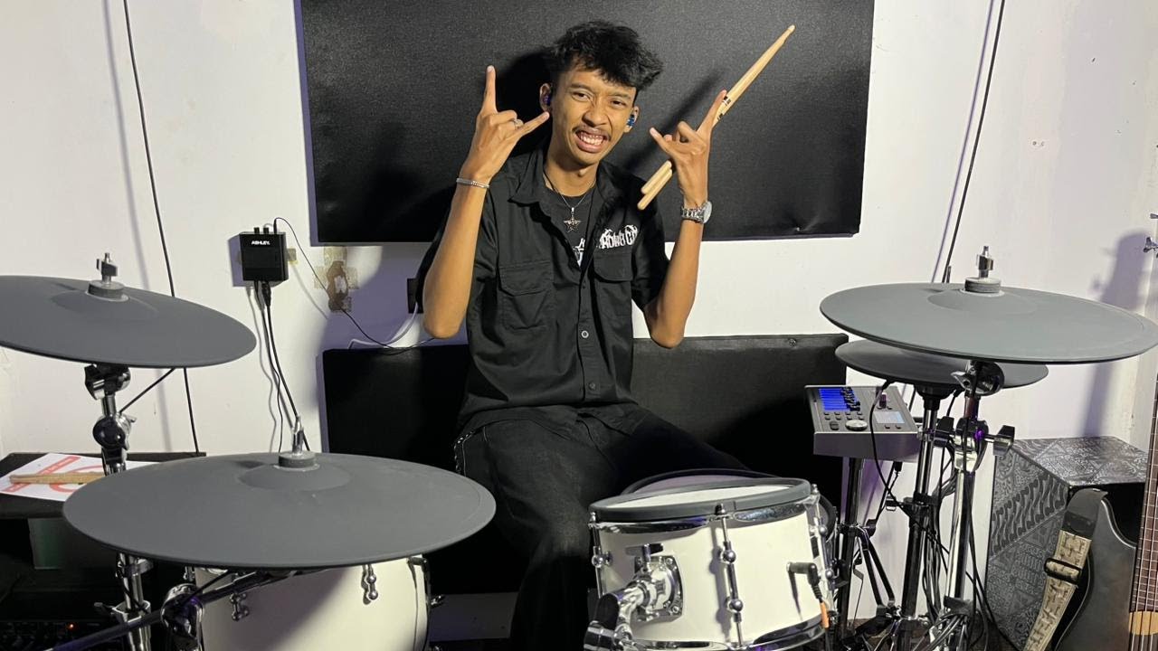 Sisa Rasa - Mahalini | Pop Punk Drum Cover by Theo Fill
