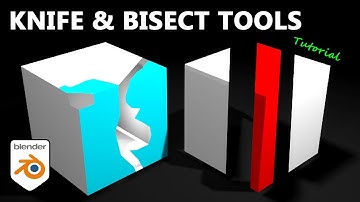 ✅Knife and Bisect Tools for Beginners | Blender Tutorial