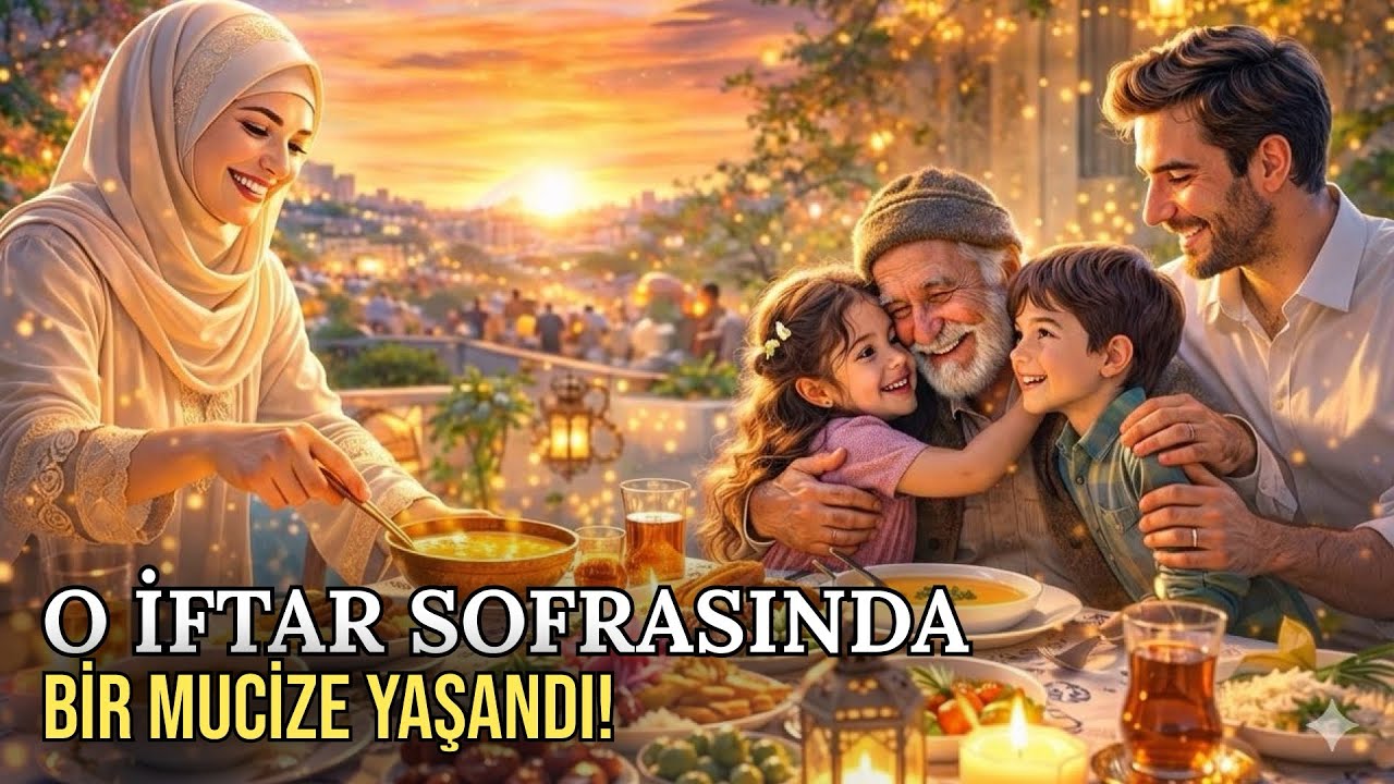 O İftar Sofrasında Bir Mucize Yaşandı! #ibretlikhikaye #dinihikaye #manevihikaye #mesnevidenhikaye