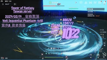 【Tower of Fantasy 幻塔】雷霆轟鳴8F 布勒薇異能隊 CLEAR / Volt Sequential Phantasm lvl8 Altered Brevey comp Clear