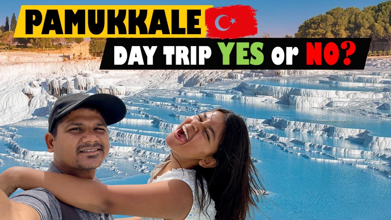 We Took a Day Trip to Pamukkale from Antalya - Is It Worth It? (Hierapolis Tour)