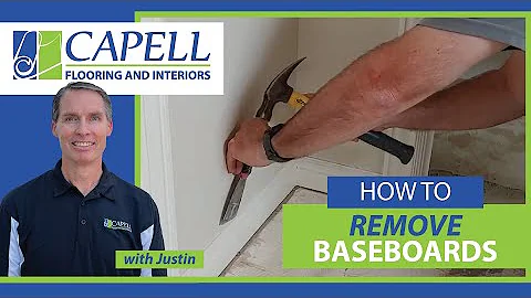 How to Remove and Replace Existing Baseboards #bas...