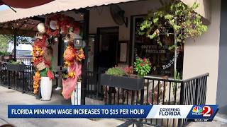 Florida minimum wage increases to $15 per hour