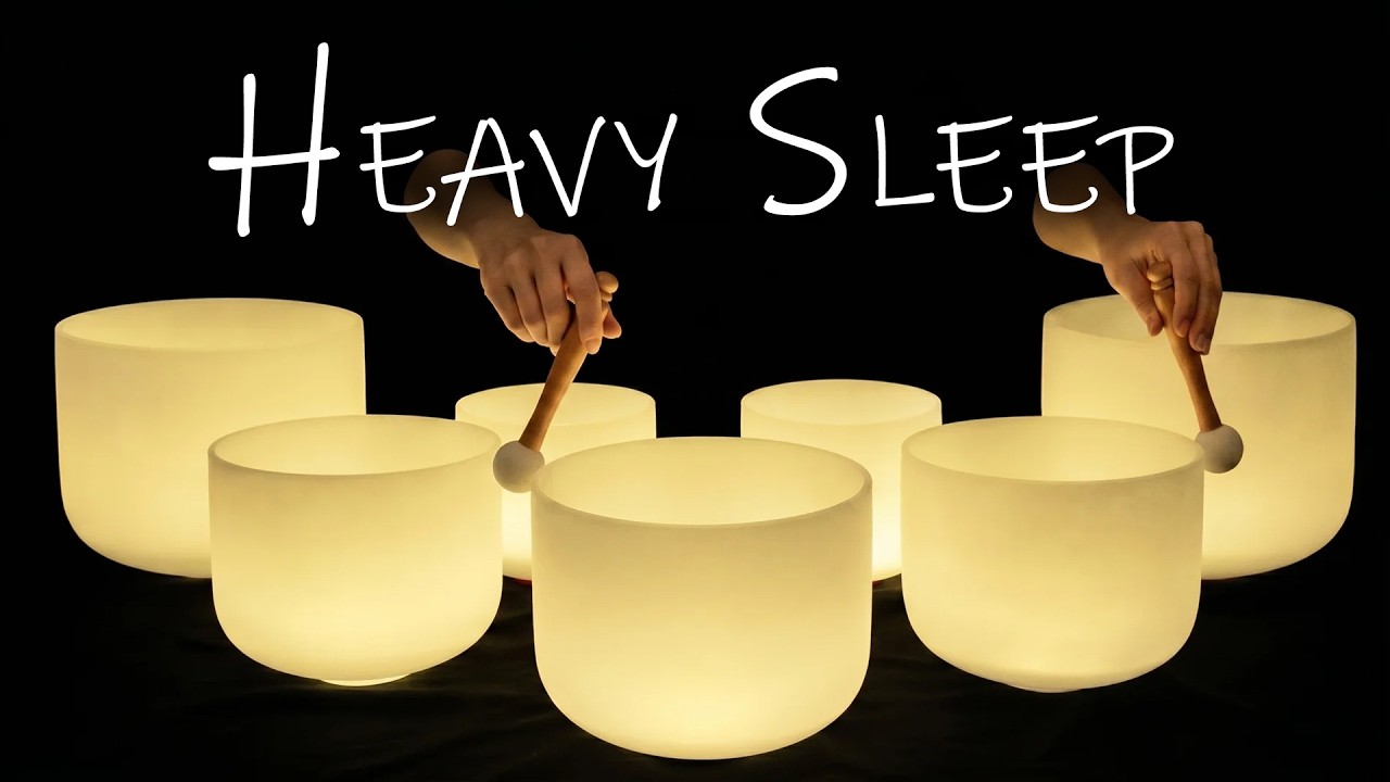 432 Hz Crystal Bowls Healing Sounds | Deep Sleep and Emotional ...