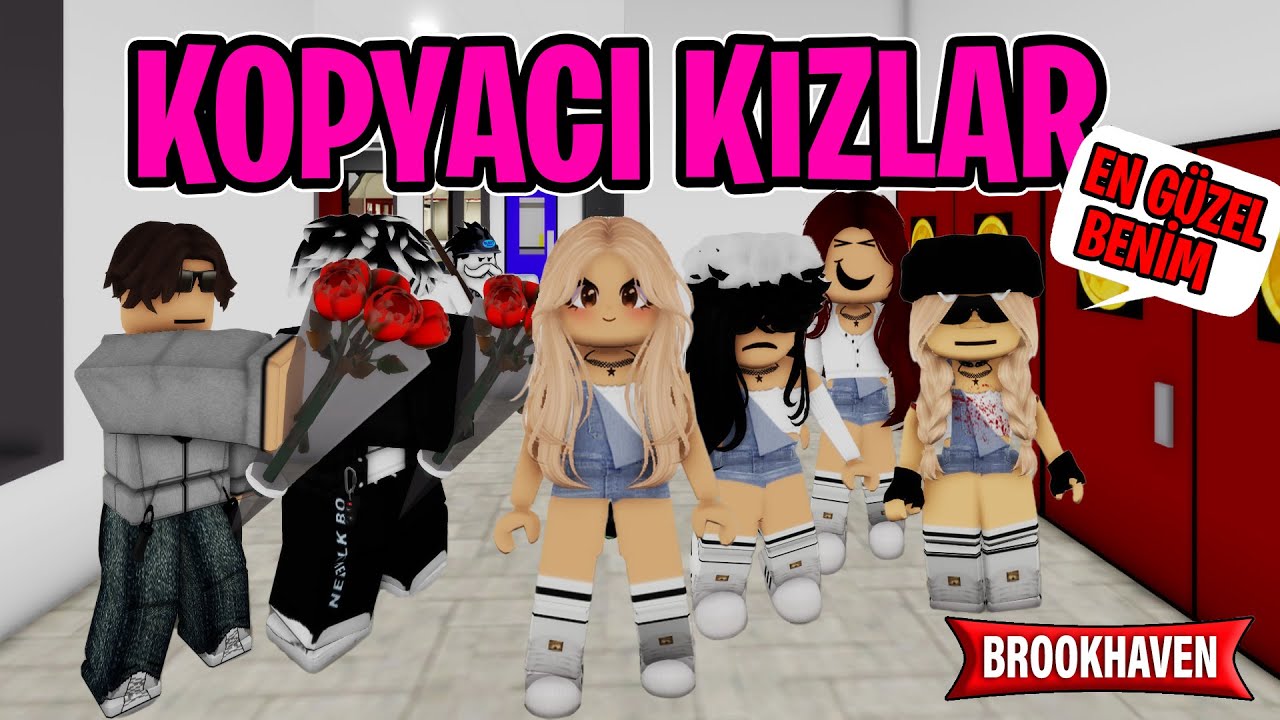 OKULUN POPÜLER KIZINI KOPYALIYORLAR ( REZİL OLDULAR ) ROBLOX BROOKHAVEN RP 