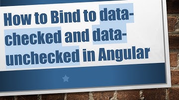 How to Bind to data-checked and data-unchecked in Angular