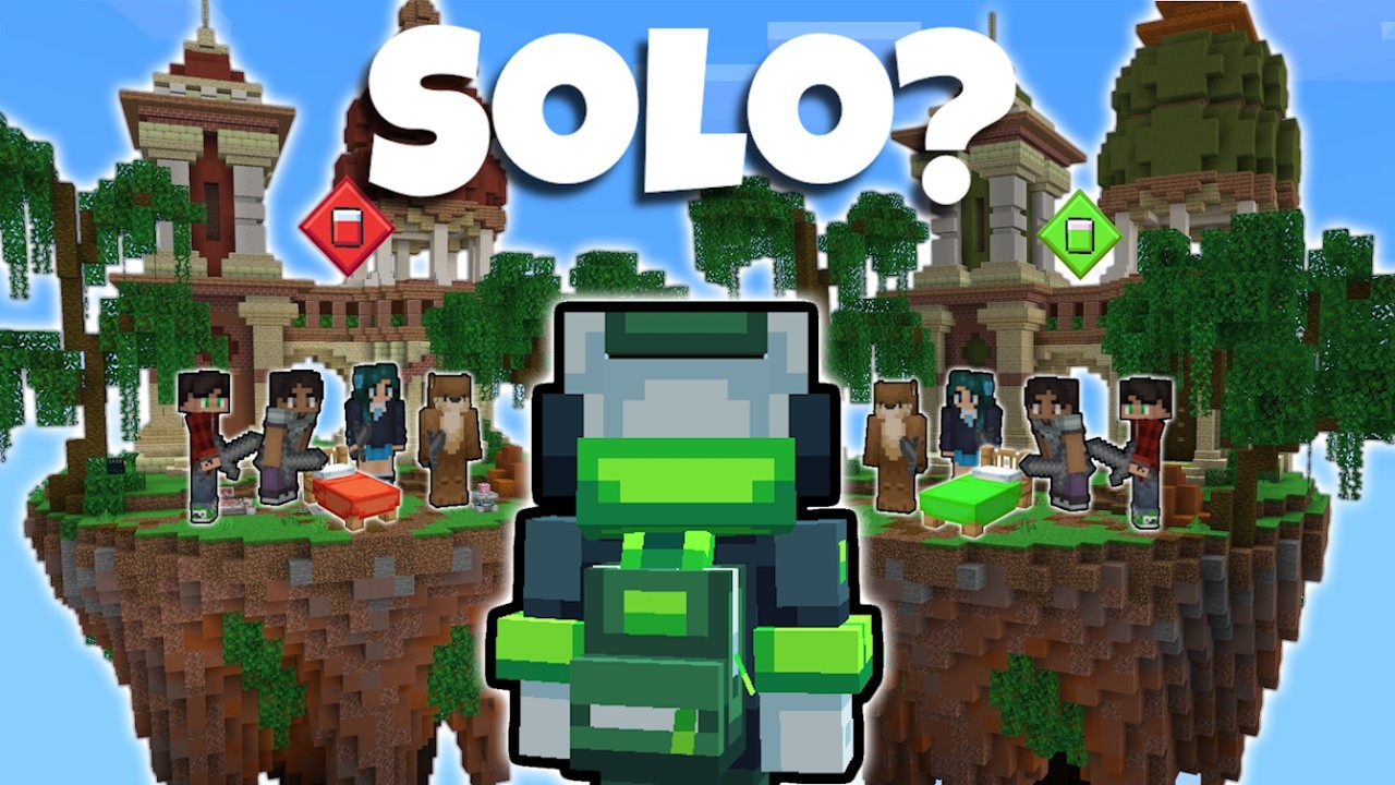 Команды в Bedwars, но БЕЗ товарищей по команде...