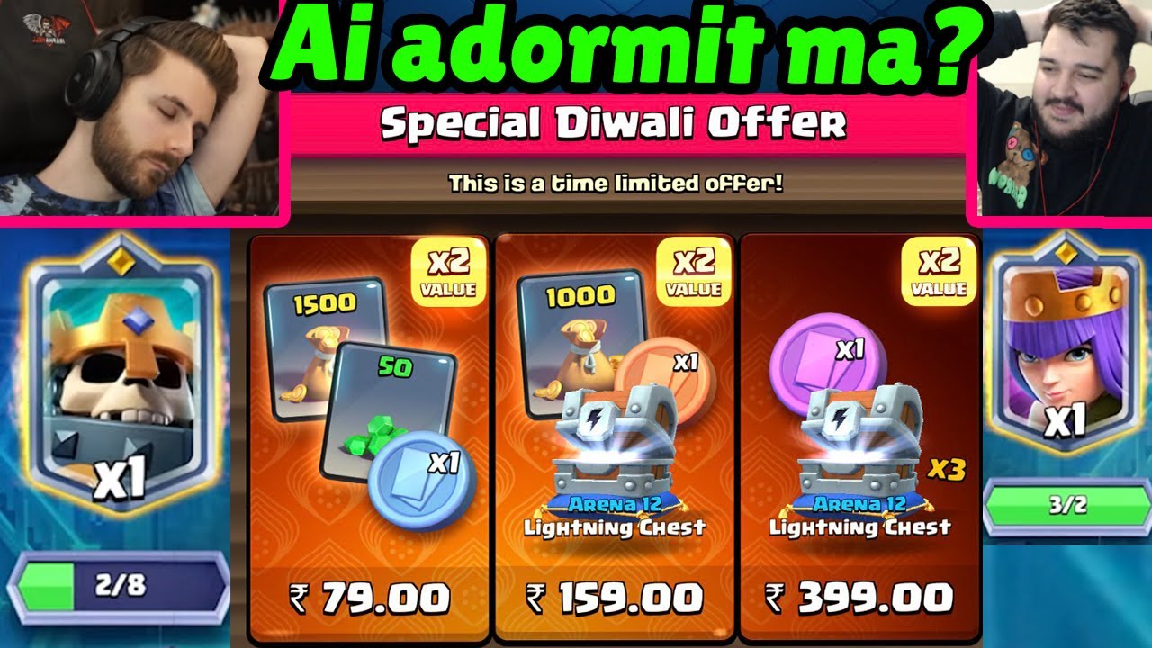 iRaphahell a ADORMIT in timp ce CUMPARAM OFERTA pe CLASH ROYALE..