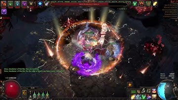 [PoE 3.26] Divine Ire Elementalist - Uber Sirus last phase
