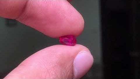 Ruby mài giác tự nhiên 100% 1,2ct Lục Yên - IRUBY