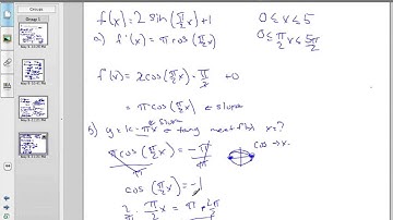 IB Curve Sketching with Trigonometric Function