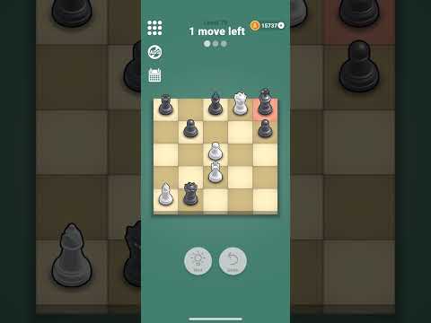 Pocket Chess Level 79 Queen Sacrifice #chess #puzzle #matein2 #pocketchess #endgames #chessplayer