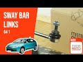 How to replace the sway bar links C4 mk1 🚗